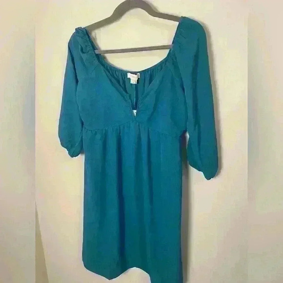 NWT Monteau Dress. Size M. Turquoise color. - Picture 1 of 4
